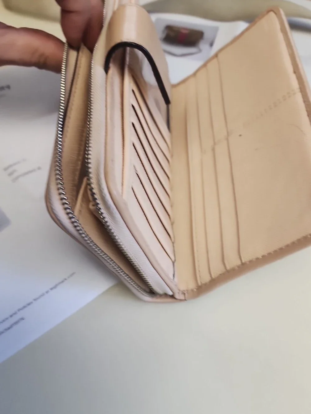 Coach Brown Signature Canvas Shoulder Bag with Pink Stripe and Matching Wallets